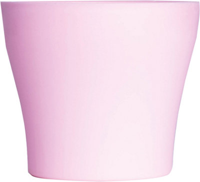 St Helens Home & Garden Pink Plant Pot 16X12.5Cm With Drainage Holes At The Bottom from B&Q