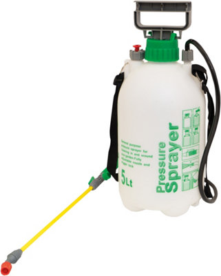 St Helens Home & Garden Pump Action Sprayer 5 Litre For Water Fertiliser Pesticides & Insecticides from B&Q