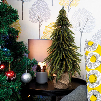 Netagon St Helens Home And Garden Decorative Gold Finish Mini Christmas Tree In Hessian Bag from B&Q