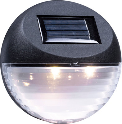 B&Q -  Garden Solar Powered Light With 2 Warm White Leds Ideal For On Walls And Fences