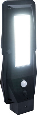 Netagon Solar Powered Motion Sensor Street Lamp Style Garden Wall Security Light from B&Q