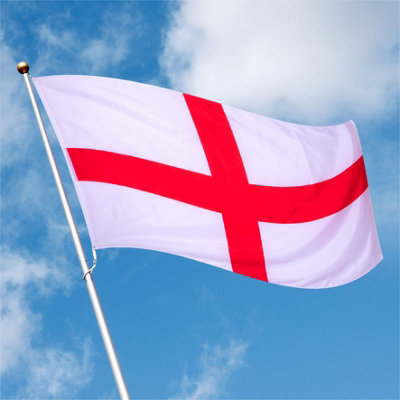 St Helens Home & Garden England FlagInc. Holes 240X150Cm In Bright & Vivid Colours from B&Q