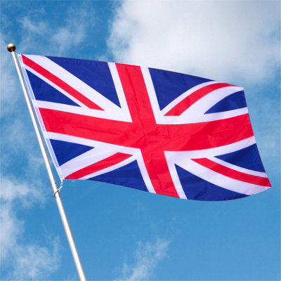 St Helens Home & Garden Union Jack FlagInc. Holes 150X90Cm In Bright & Vivid Colours from B&Q