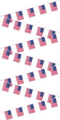 St Helens Home & Garden Usa Bunting 10M Perfect For Street Parties & Family Celebrations from B&Q