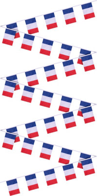 St Helens Home & Garden France Bunting 10M 35 Individual Flags from B&Q