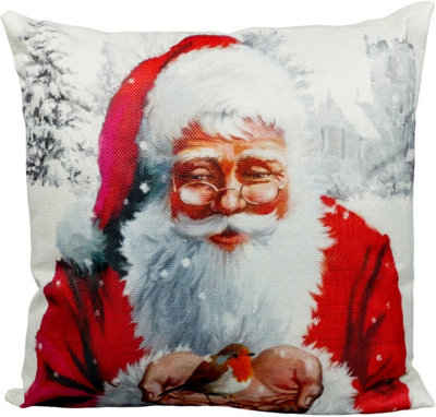Netagon Xmas Haus Christmas Themed Cushion from B&Q