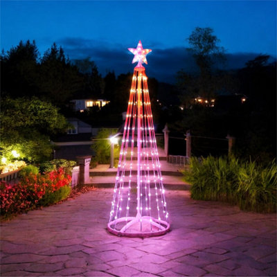 Xmas Haus 1.5M Rgb 202  Led Tree  With Remote & App Control from B&Q
