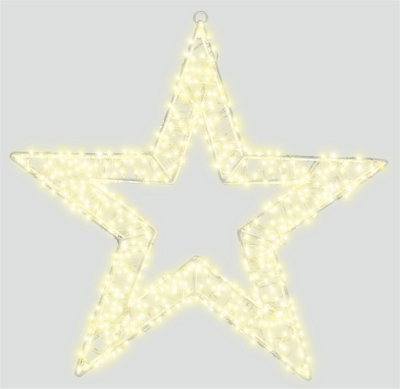 B&Q -  50 X 8 Cm  2D 1440 Led  Warm White Star
