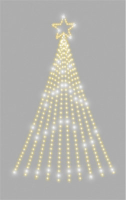 Xmas Haus 2.4M Waterfall Light Chain 630 Led -10% Twinkle from B&Q