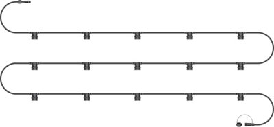 Eagle Connect E27 Es Screw Festoon Black Rubber Ip44 5M 15 Lamp from B&Q