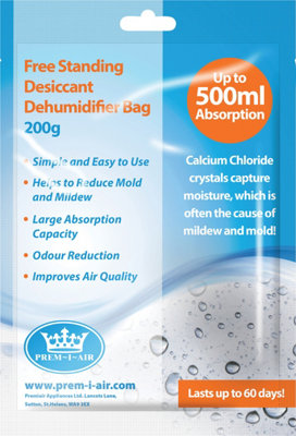 B&Q -  Free Standing Desiccant Dehumidifier Bag Blue