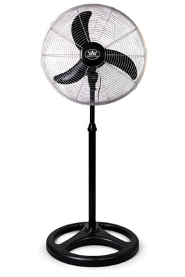 Prem-I-Air High Velocity Pedestal Fan Oscillating  Black from B&Q