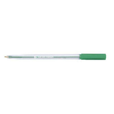 Fivestar 5 Star Office 939915 1.0/0.7 mm Medium Clear Barrel Tip Line Ball PenGreen (Pack 20) from B&Q