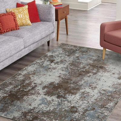  - Astro Rust Abstract Medium Rug(L)180Cm X (W)120Cm