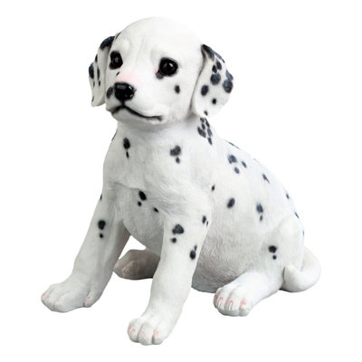 Terrastyle WhiteBlack Resin Dalmation Puppy Garden Ornament (H)23.3Cm (W)15.5Cm from B&Q