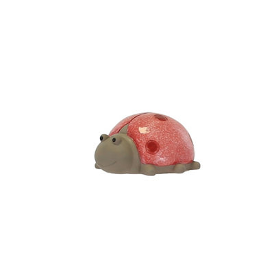 Terrastyle PinkGrey Resin Ladybird Garden Ornament (H)9.5Cm (W)17.5Cm from B&Q
