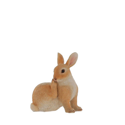 Terrastyle Brown Resin Rabbit Garden Ornament (H)22Cm (W)12.5Cm from B&Q