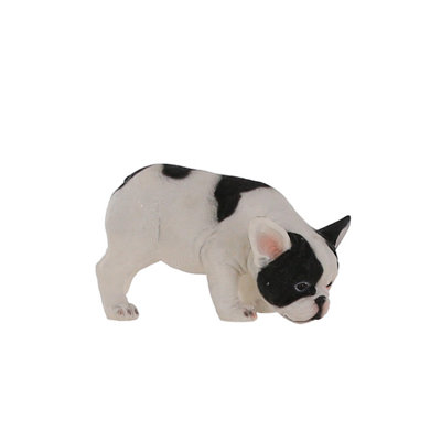 Terrastyle WhiteBlack Resin Bulldog Garden Ornament (H)16Cm (W)15.2Cm from B&Q