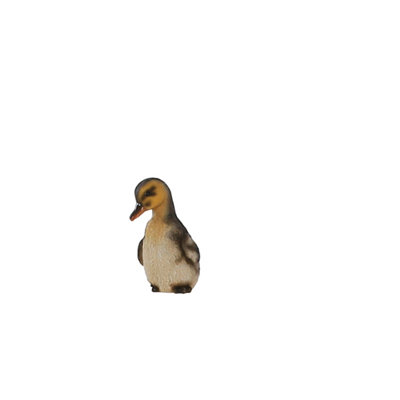 Terrastyle WhiteYellowBlack Resin Duckling Garden Ornament (H)14.8Cm (W)7.5Cm from B&Q