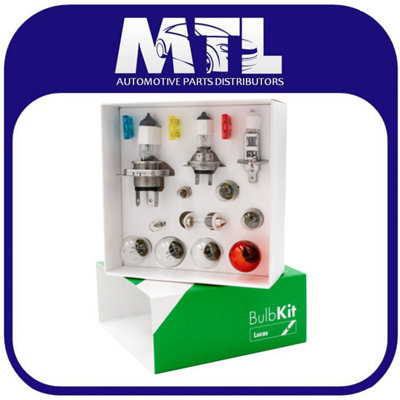 B&Q - Emergency Bulb Kit Travel European Eu Universal H1 H7 H4 380 382 501 
