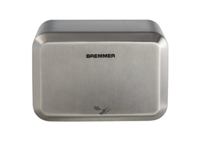 B&Q -  Nano Blade Compact Hand Dryer Brushed Steel