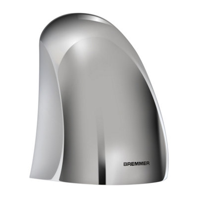 Bremmer Unisex Metallic Silver Aero Blade Compact Hand Dryer In Chrome In Size 12 - Image 2