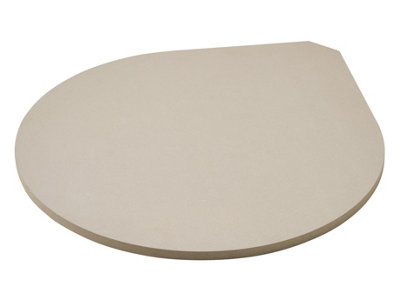 B&Q -  Teardrop Hearth In Perla Stone