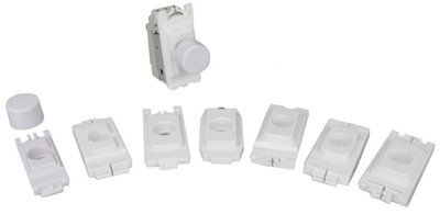 Varilight Dimmer 300W 2W Mk GridAdjustable Light Switch For Enhanced Ambiance from B&Q