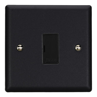 B&Q -  Unswitched Fused SpurUrban Matt Black With Black InsertXy6Ub.mb