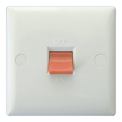 Varilight Single Cooker SwitchValue Polar White With White InsertXo45Sw from B&Q