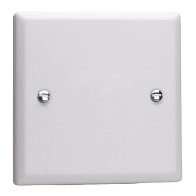 Varilight Single Blank PlateUrban Chalk WhiteXysb.cw from B&Q
