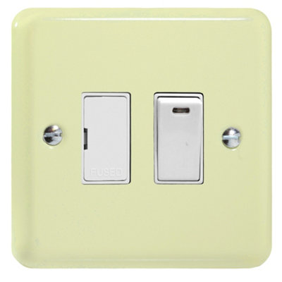 Varilight Switched Fused Spur With NeonLily White Chocolate With White InsertXy6Nw.wc from B&Q
