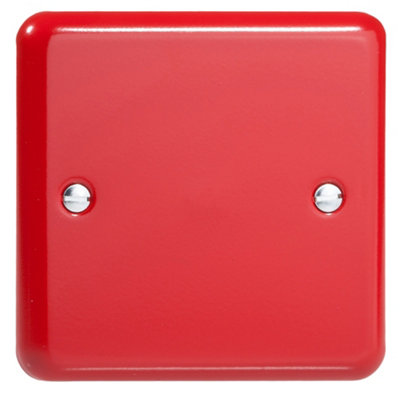 Varilight Single Blank PlateLily Pillar Box RedXysb.pr from B&Q