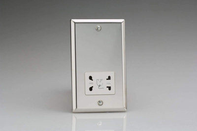 Varilight Dual Voltage Shaver Socket 240V/115V 240V/115V from B&Q