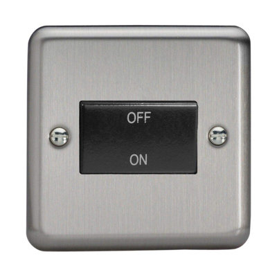 Varilight 10A Fan Isolating Switch (3 Pole) from B&Q