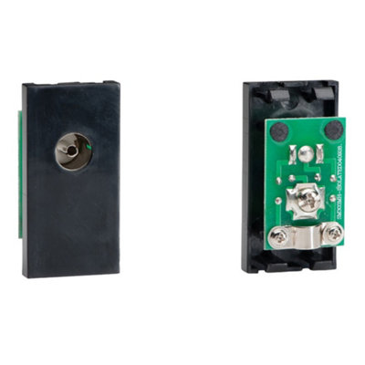 Varilight Isolated Co-Axial Tv SocketSingle Datagrid SpaceBlack from B&Q