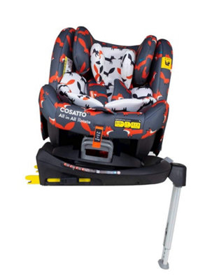 Cosatto All In Rotate 360 Swivel Spin Car SeatGroup 0+1230-36 Kg0-12 YearsIsofixErfAnti-Escape (Charcoal Mister Fox) from B&Q