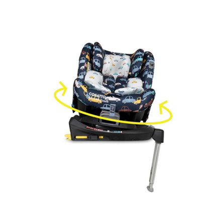 Cosatto All In Rotate 360 Swivel Spin Car SeatGroup 0+1230-36 Kg0-12 YearsIsofixErfAnti-Escape (Beep from B&Q