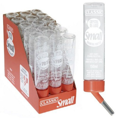 Classic Crystal Deluxe Drinking Bottle Small 150Ml (Pack Of 18) from B&Q