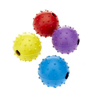 Classic Rubber Pimple Ball With Bell 40mm (Pack Of 12) from B&Q