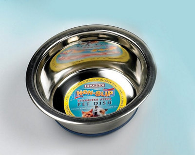 Super Prem S/steel Non Slip Dish 400Ml (135mm Dia) (Pack Of 6) from B&Q