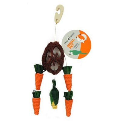 Classic Carrot & Corn Loofah Nibbler Hanger 340mm (Pack Of 6) from B&Q