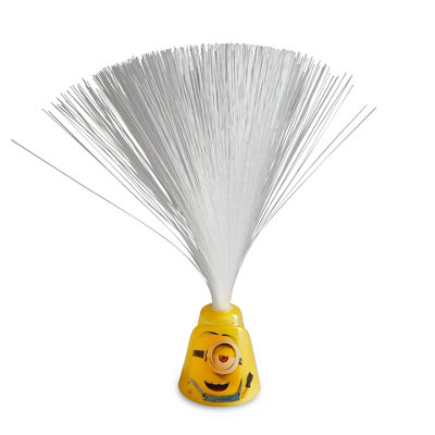 Spearmark Illumi-Mate Yellow Minions Stuart Led Fibre Optic Lamp