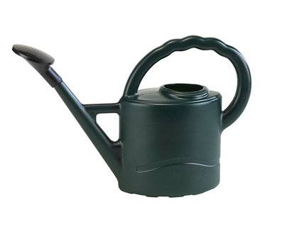 B&Q -  Green Plastic Watering Can 2L