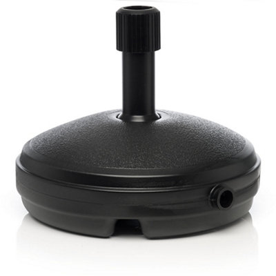 Ward Black Round Parasol Base 0.42Kg Filled Up To 11Kg from B&Q