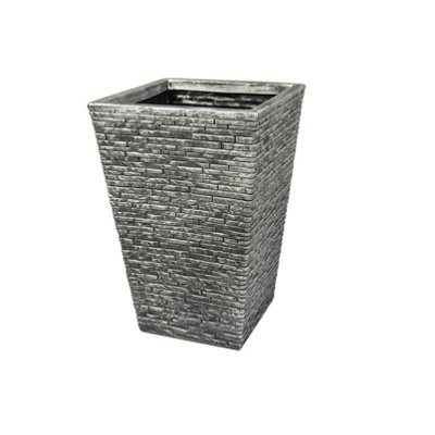 Strata Tall Flared Brick Effect Planter from B&Q
