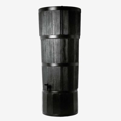 - Strata 150 Litre Black Oak Effect Water Butt Kit