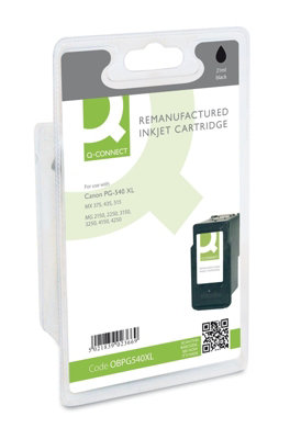 Q-Connect Canon Pg-540Xl Remanufactured Black Inkjet Cartridge High Yield from B&Q