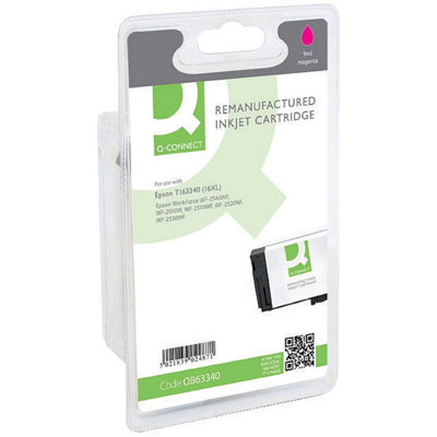 Q-Connect Epson 16Xl Remanufactured Magenta Inkjet Cartridge High Yield from B&Q