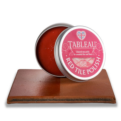 Tableau Red Tile Brick Polish Coloured Wax Polish For Tiles & Floors 150Ml from B&Q